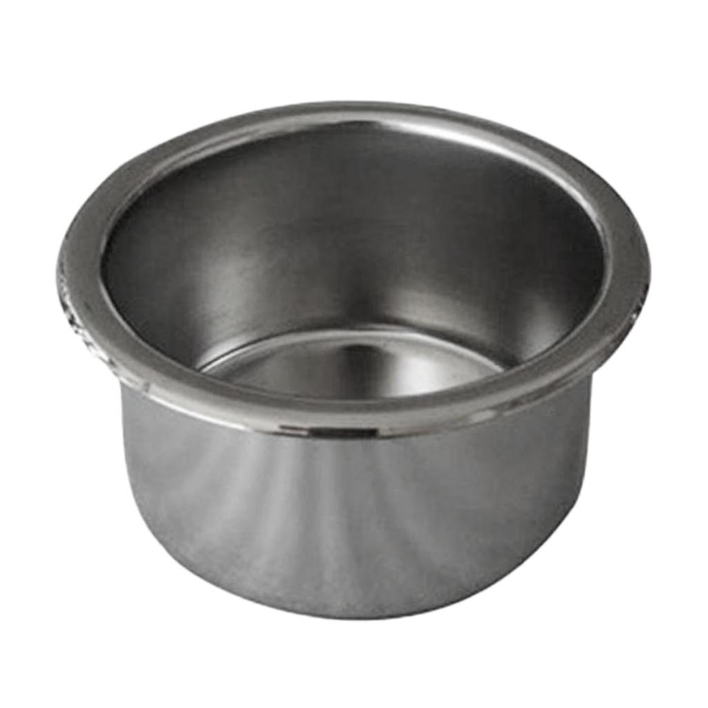 4Pcs Stainless Steel Drop In Cup Drink Holder   Boat Yacht Truck