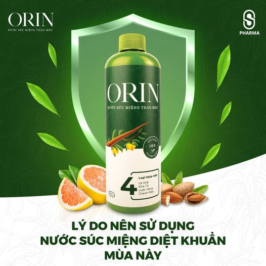 Nước Súc Miệng Orin Thảo Mộc