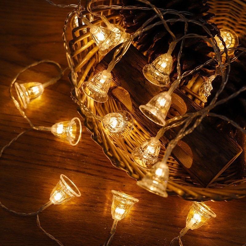 Dây đèn LED 10 bóng nhiều màu sắc trang trí giáng sinh