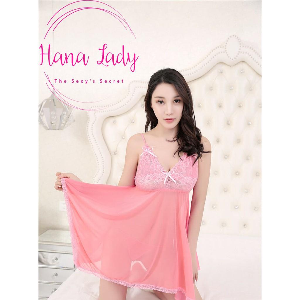 Váy Ngủ Xuyên Thấu Siêu Mỏng Gợi Cảm Voan Lụa Sexy VN186