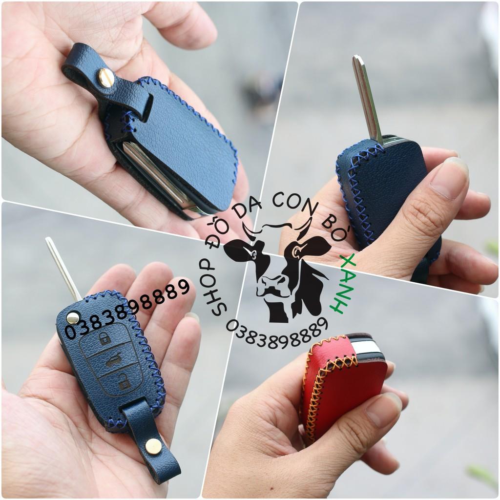 Bao da dành cho Chìa Khoá Kia Morning, Caren, Forte, Sorento, Rio, Sportage handmade Da Thật 001