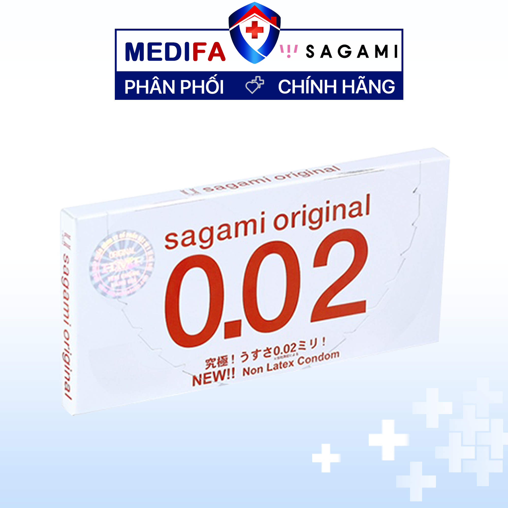 Bao Cao Su Sagami Original 0.02 - Hộp/2 chiếc