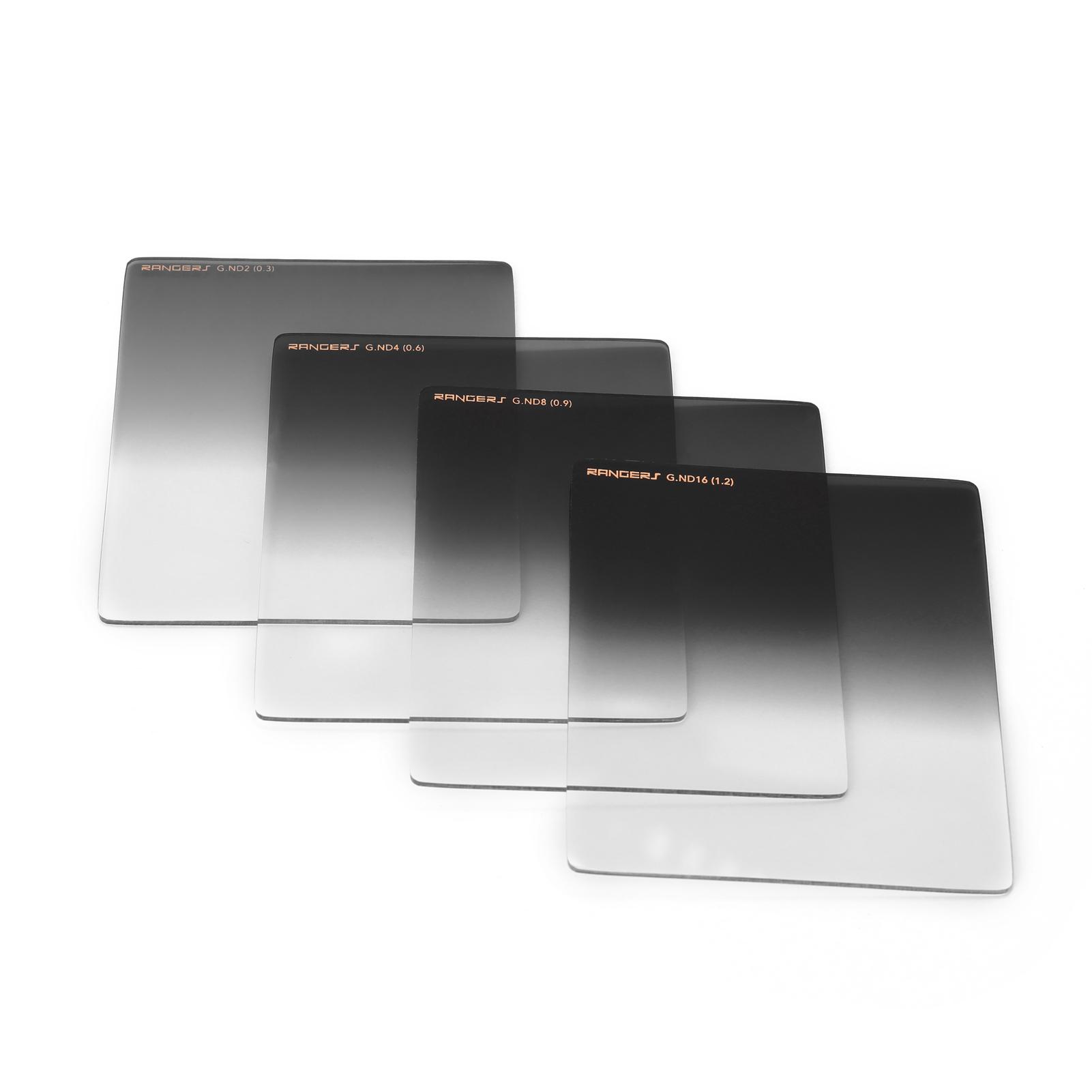 Square Neutral Density Filter Kit ND2+4+8+16 Filter Set with Ring-Adapter and Filter Holder Camera Photography Accessory