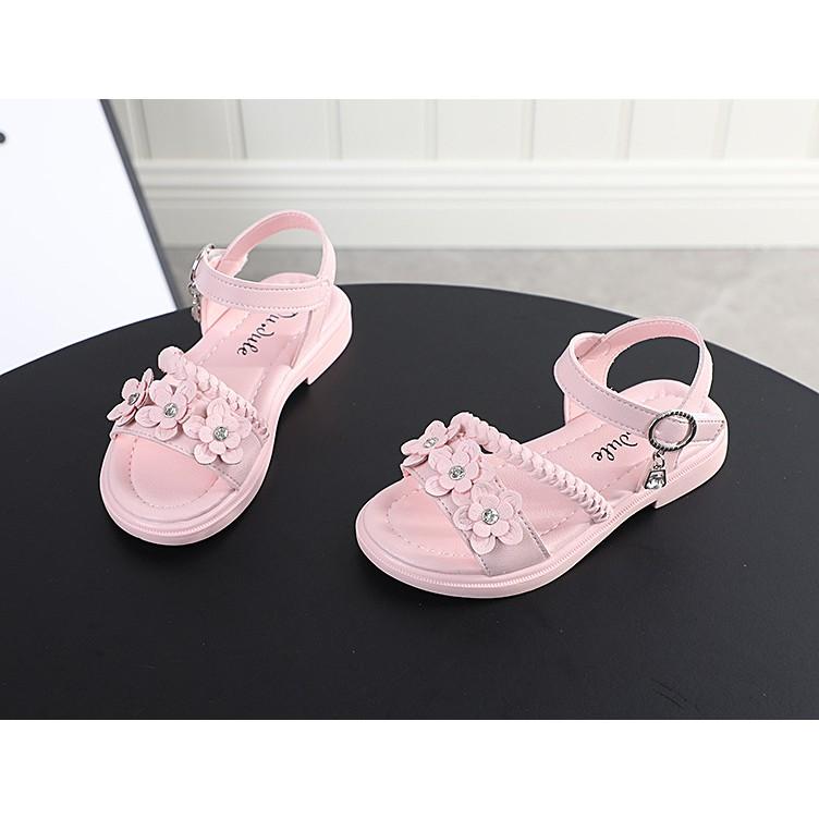 sandal bé gái size 26-36 hoa quai đan siêu điệu