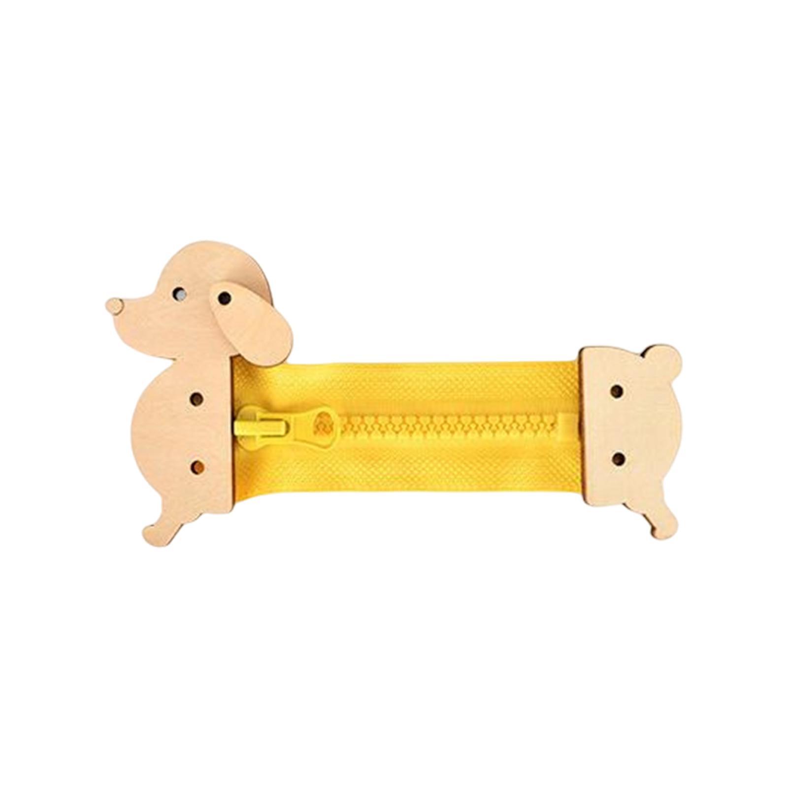 Montessori Sensory Board Accessories Zipper Early Learning Educational Toy Children Busy Board DIY Toy Wood DIY Toy Materials for Children