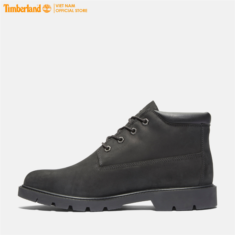 Timberland Giày Nam Boot Cổ Trung Basic Chukka WP w/ Suede Black Nubuck TB0A2QPZ01