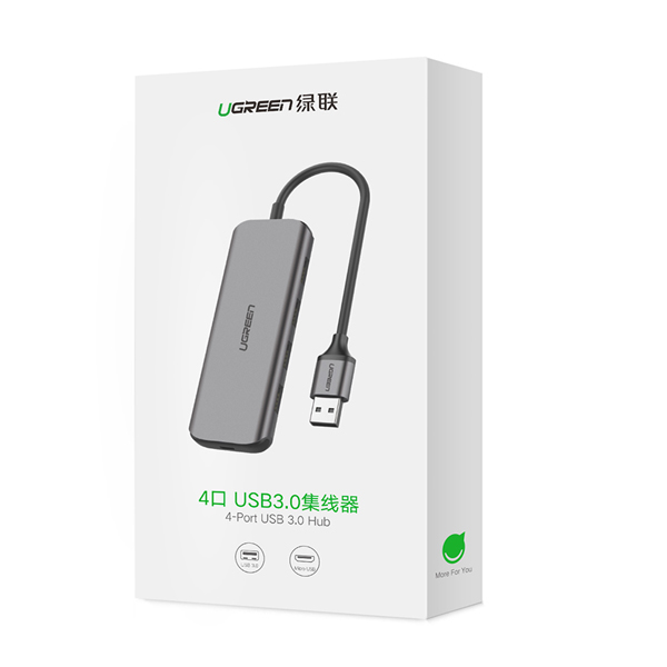 Bộ chia USB 3.0 ra 4 cổng Ugreen UG-50768 - Hàng Chính Hãng