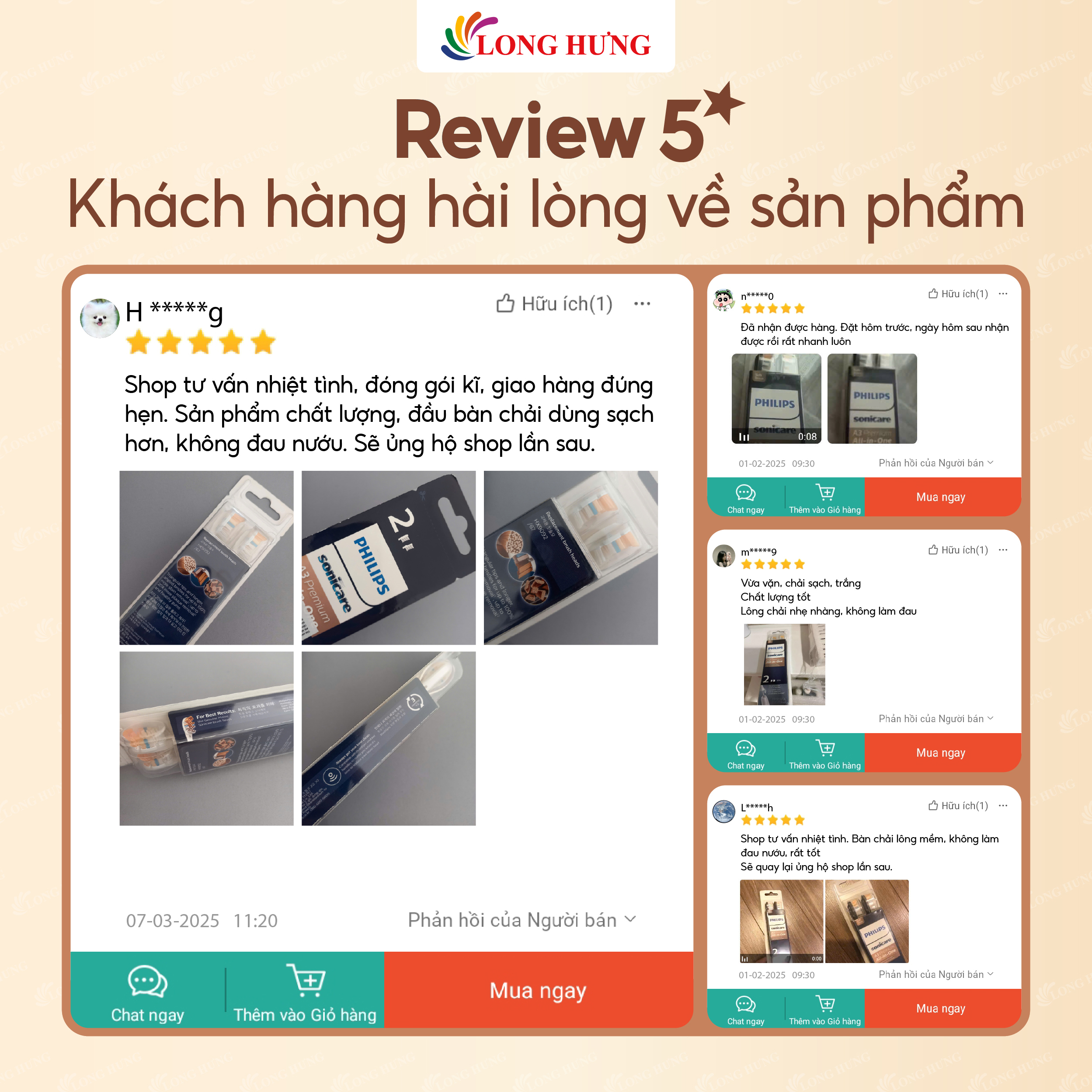 Đầu bàn chải điện Philips Sonicare A3 Premium All-in-One HX909 - Hàng chính hãng