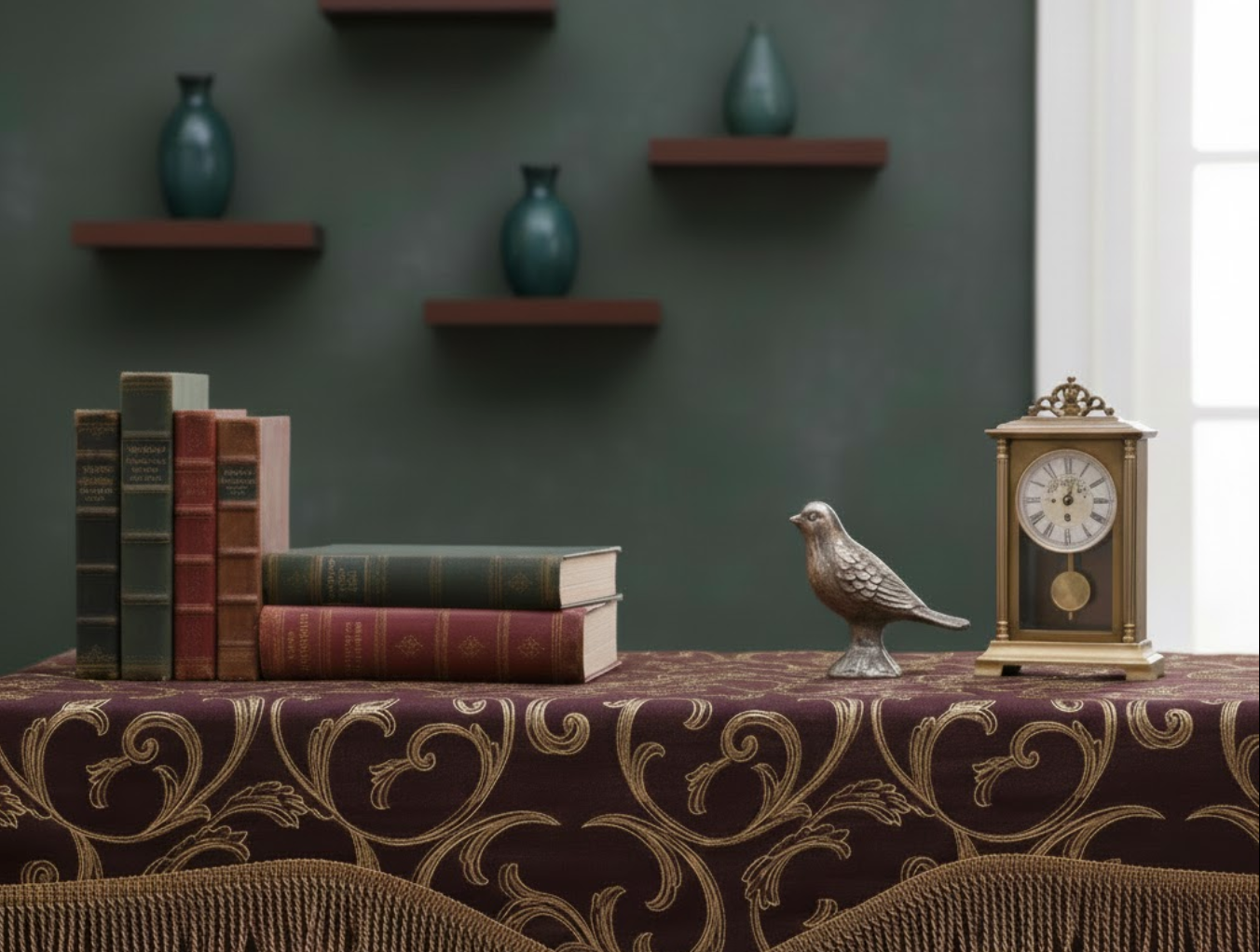 Khăn phủ đàn piano cơ đàn piano điện tử 88 phím sang trọng cổ điển trang trí giáng sinh noel năm mới Tết - Hàng chính hãng