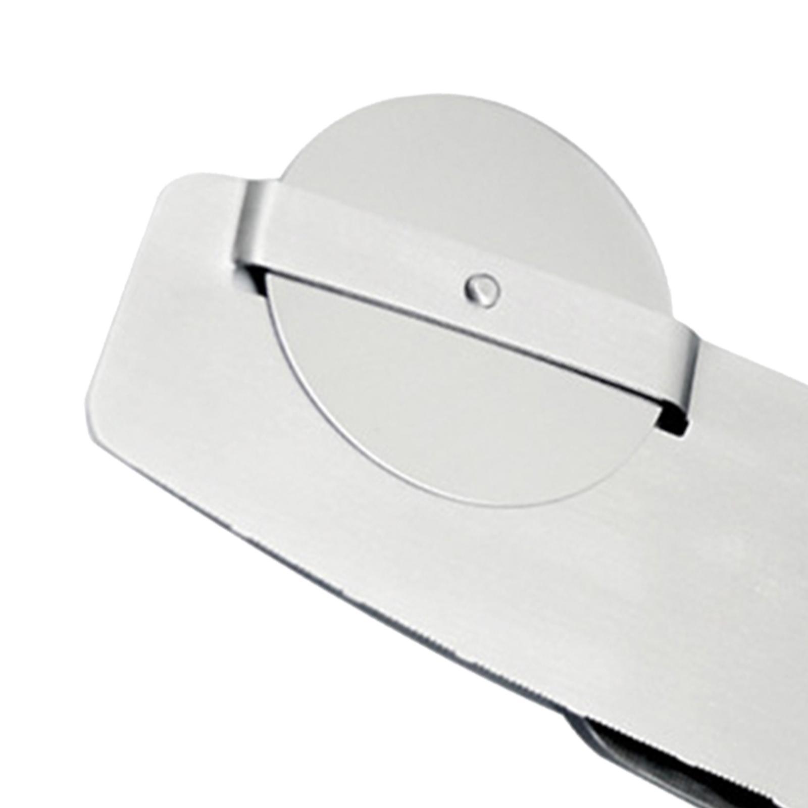 Kitchen Large Pizza Cutter Wheel with Clip Easy to Hold Pizza Cutter
