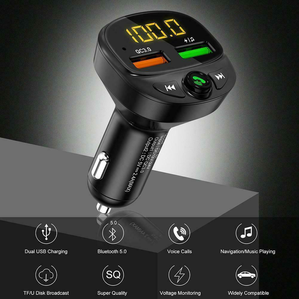 Tẩu Nghe Nhạc Bluetooth Kiêm Sạc Điện Thoại Đa Năng, Nhận Cuộc Gọi Rảnh Tay Cho Ô Tô Xe Hơi Hyundai HY-87 (
