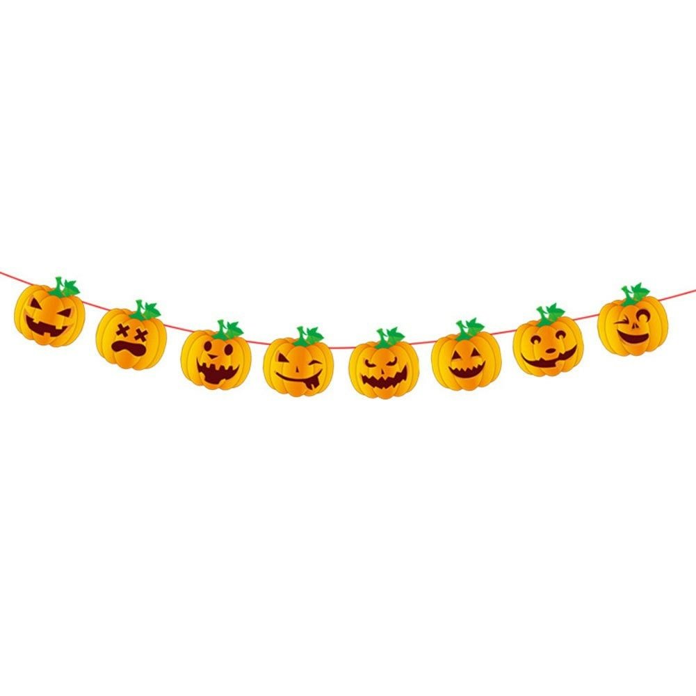 Dây treo trang trí Halloween bí ngô