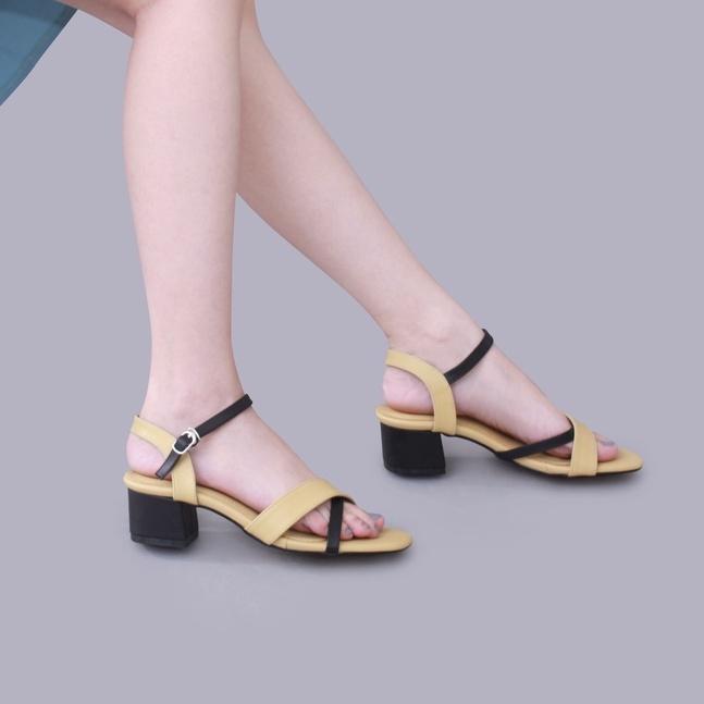 Giày Sandal Cao Gót 5cm Mix Nhiều Màu Pixie X742