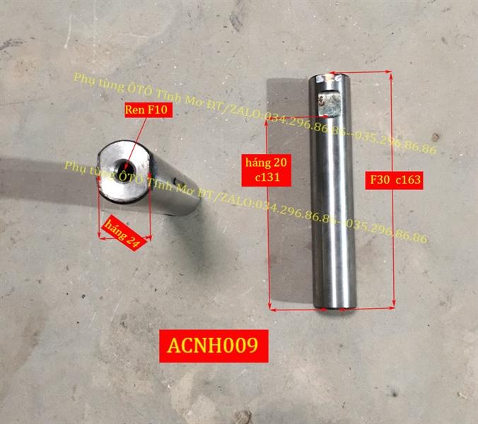 Ắc nhíp F30 dài 165