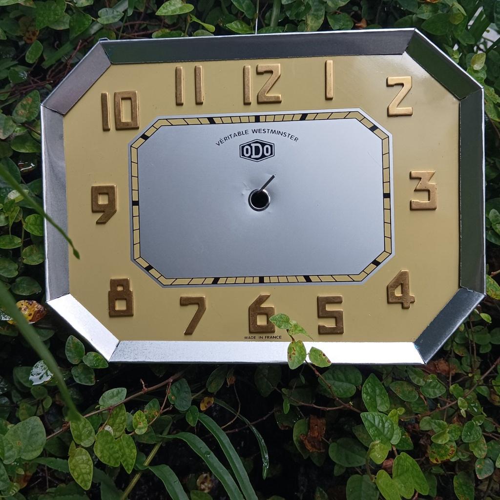 Mặt số nhôm đồng hồ treo tường cổ Odo, mặt bát giác ngang Kankoo Clock bao gồm viền