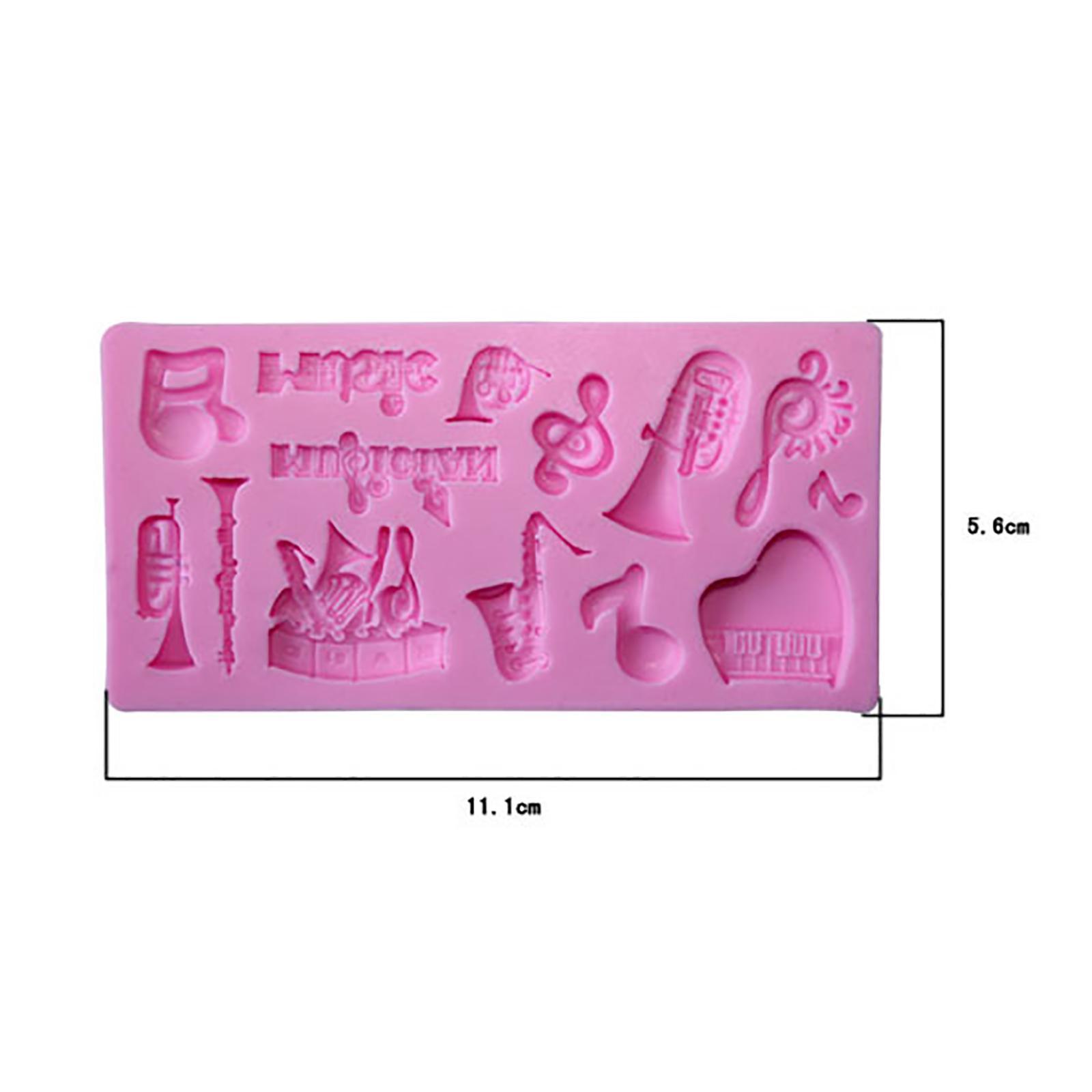 Silicone Cake Baking Mold 3D Instrument Pattern Mold for Fondant Cake