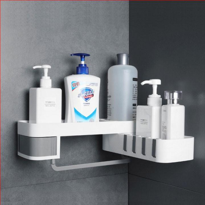 Kệ nhà tắm, nhà bếp đa năng 2 tầng xoay 180 độ