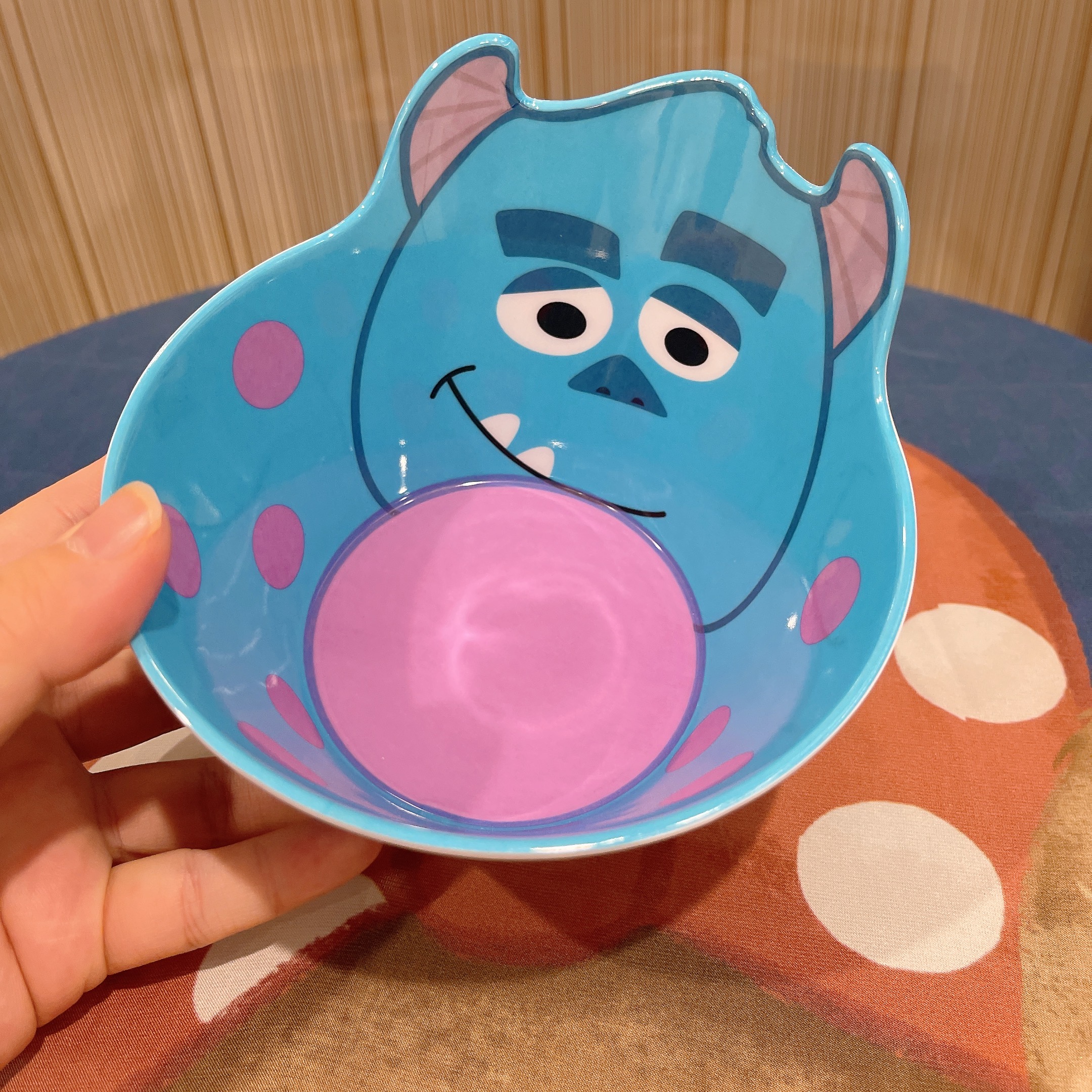 Limei Store Chén ăn tô nhựa melamine hình Sulley Disney nổi 3D cho trẻ em bé trai - CHENSULLEY
