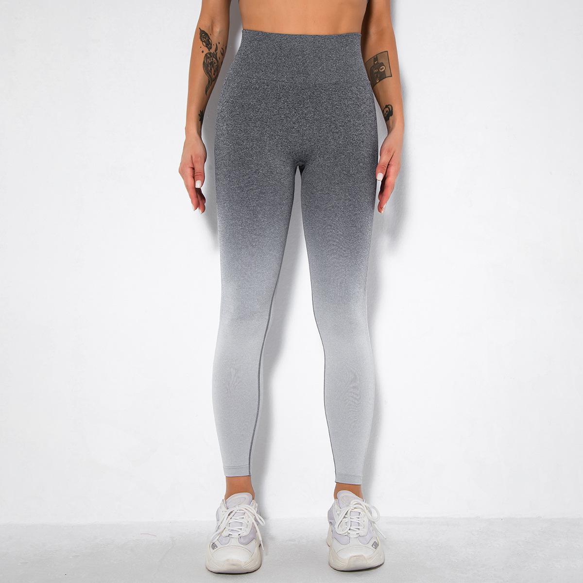 Áo Tập Yoga Thể Thao Chạy Bộ Thể Thao Co Giãn Nâng Thể Dục Quần Legging Liền Mạch Thể Thao Tập Gym Thun Quần Sóc