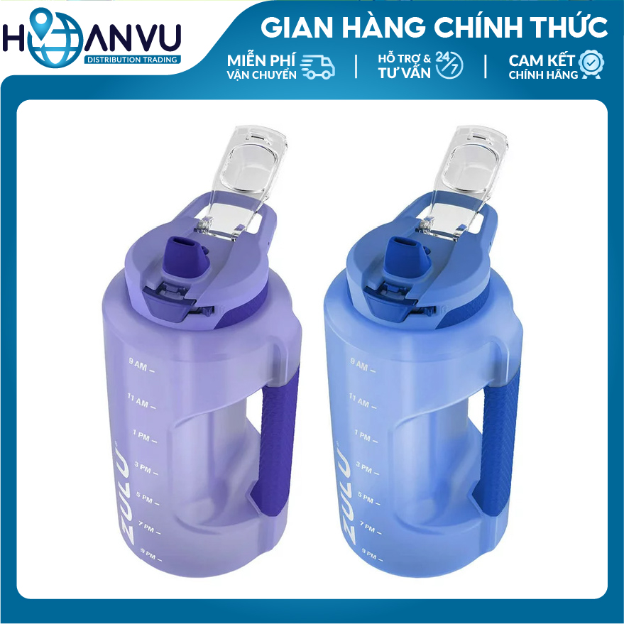 Bình Nước Thể Thao Nhựa Zulu Goals Half Gallon Plastic Jug, 4 màu