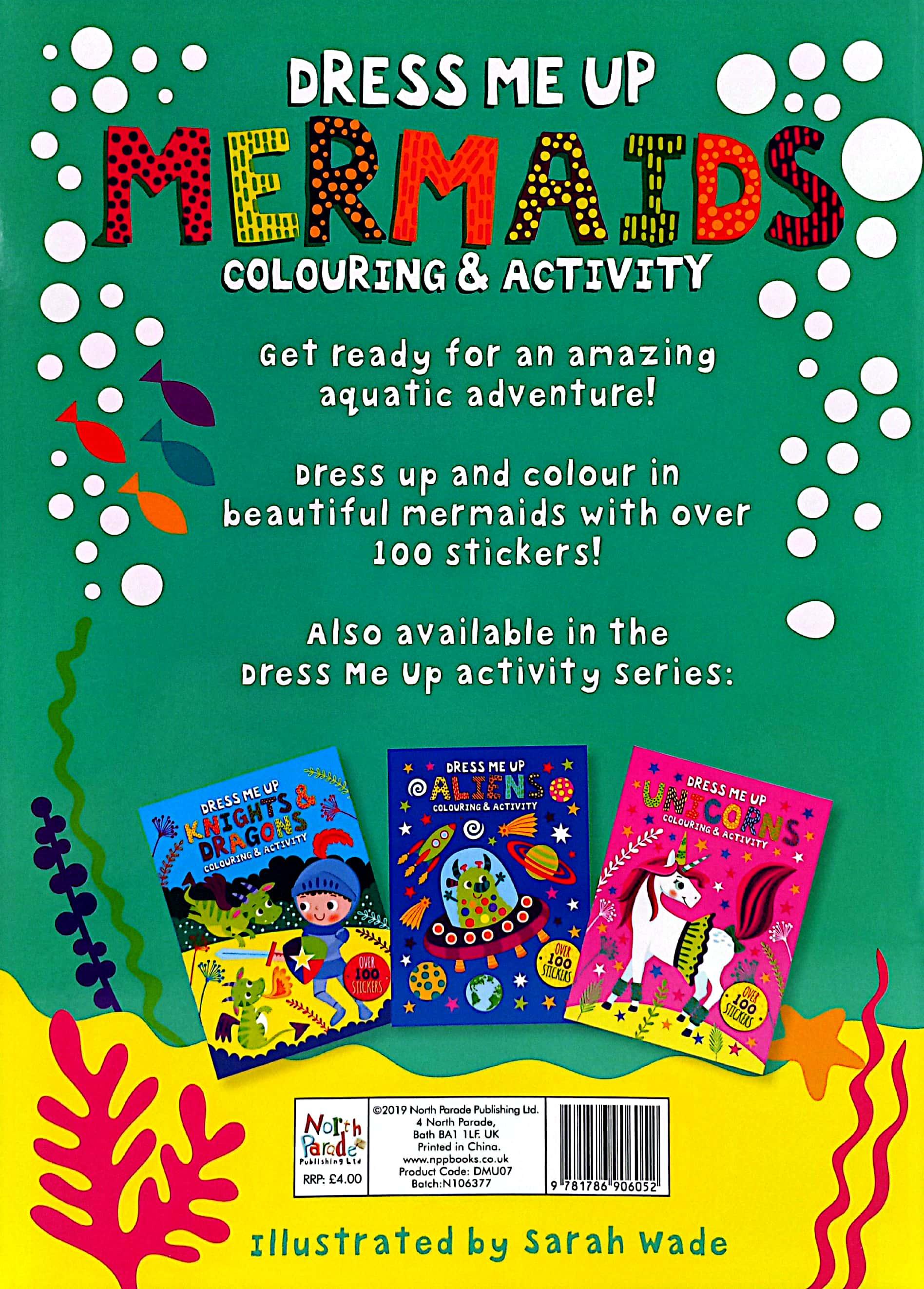 Dress Me Up Colouring And Activity Book - Mermaids