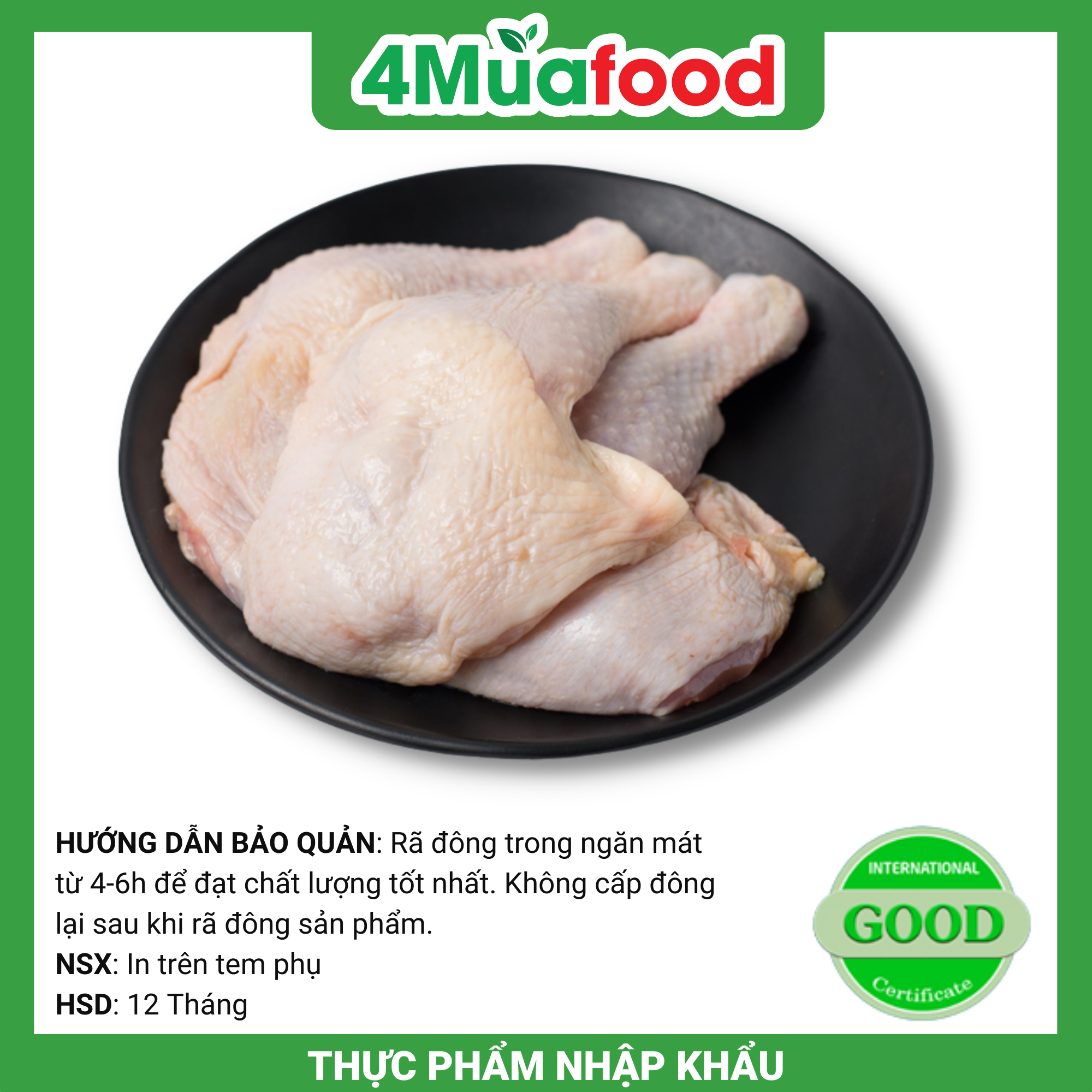 - Đùi gà tháo khớp - túi 1 chiếc