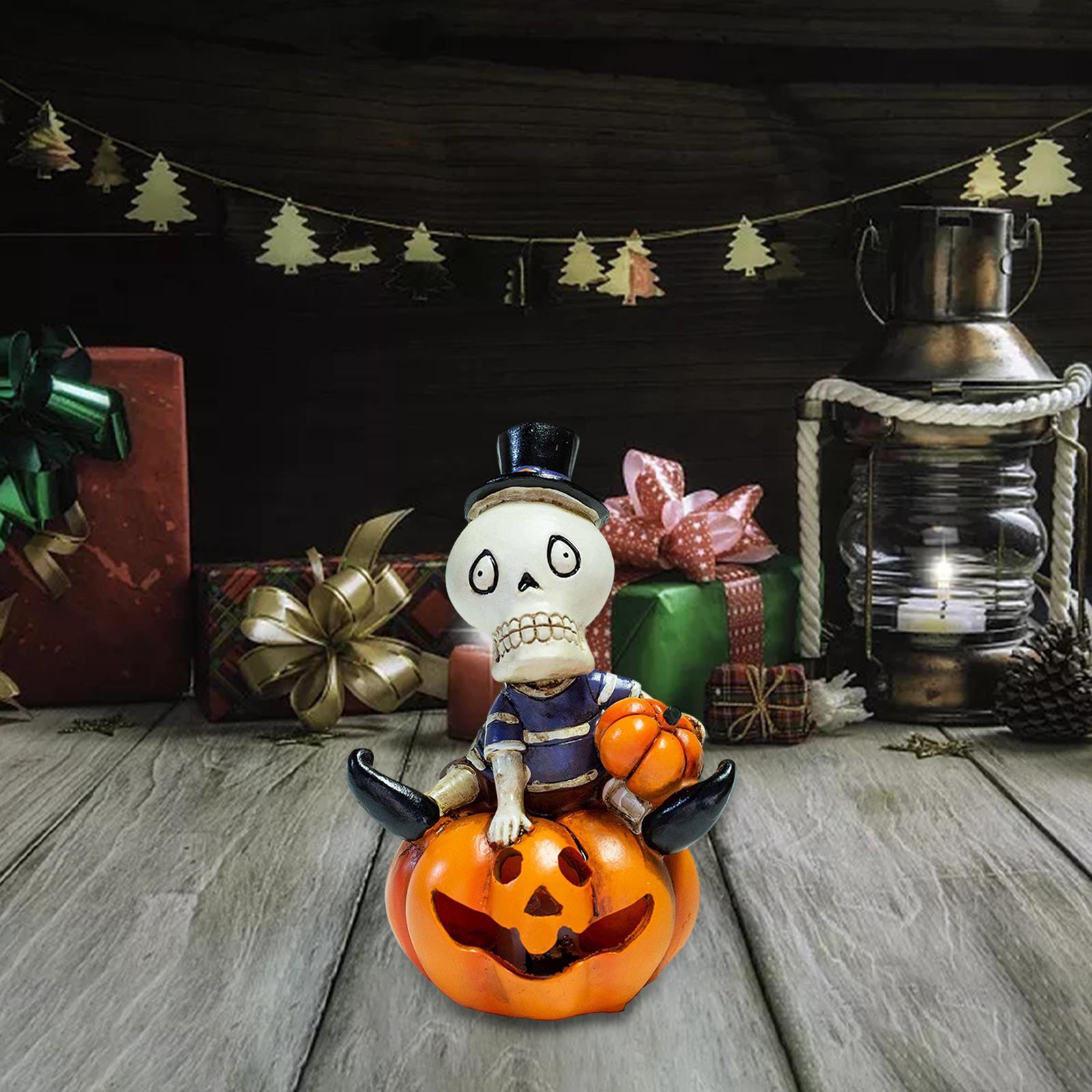 Pumpkin Light Halloween Decoration Holiday Displays Ornament Lighting Light up Pumpkin Lantern Halloween Lantern for Indoor Outdoor Tabletop