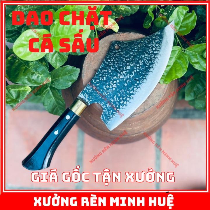 Dao Phúc Sen Bộ dao nhà bếp làm từ thép Nhíp xe cao cấp HÀNG RÈN THỦ CÔNG