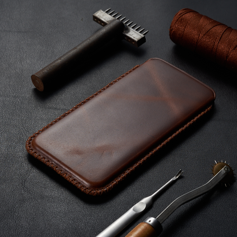 Bao Da Rút dành cho Iphone 11 Pro Max Luxury Handmade Da Bò Thật
