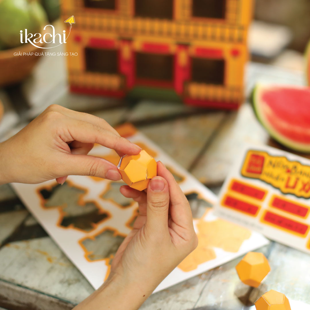 Combo Quà Tết Xanh IKACHI | NHÀ TẾT CỔ TRUYỀN | Quà Tết Ý Nghĩa 2026 | Hộp Quà Tặng Tết