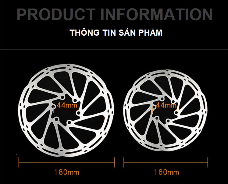 Phanh Đĩa Xe Đạp Centerline Scram 160mm &amp; 180mm - Thắng Đĩa Xe Đạp Thể Thao/ Xe Đạp Địa Hình - Hàng Chính Hãng