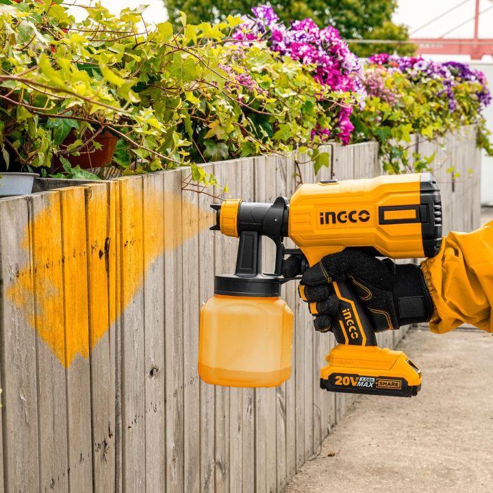 MÁY PHUN SƠN DÙNG PIN 20V (KHÔNG KÈM PIN VÀ SẠC) INGCO CSGLI2003 - HÀNG CHÍNH HÃNG