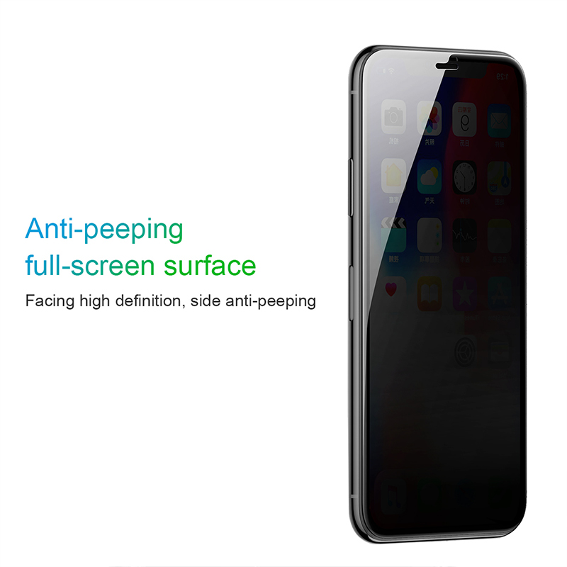 Miếng dán kính cường lực 3D chống nhìn trộm cho iPhone XR / iPhone 11 6.1 inch hiệu ANANK - Hàng chính hãng