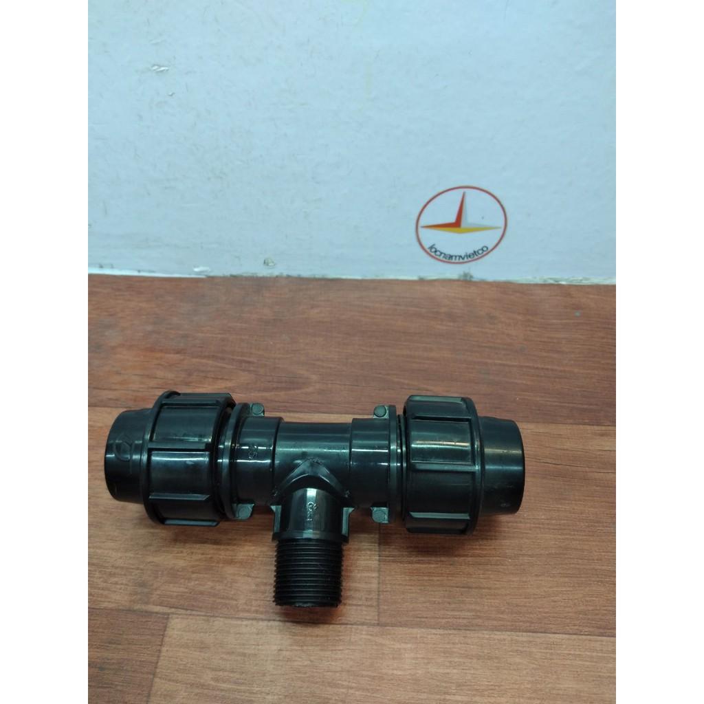 Tê ren ngoài HDPE 25 x 3/4" Tianyan