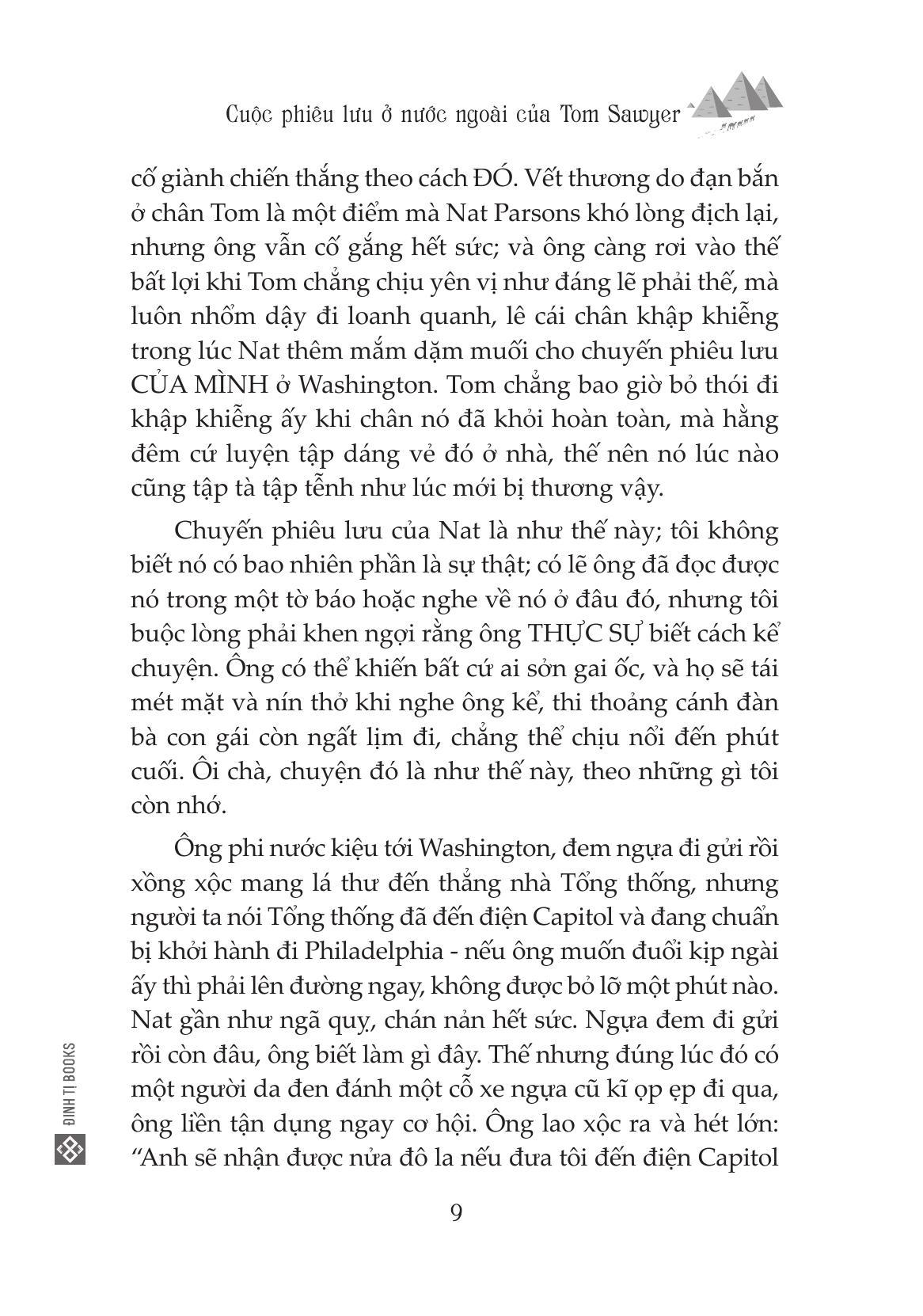 Sách - Cuộc Phiêu Lưu Ở Nước Ngoài Của Tom Sawyer