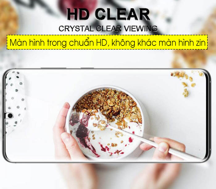 Miếng dán màn hình silicon chống trầy cho Samsung Galaxy S20 hiệu Vmax  - hàng nhập khẩu