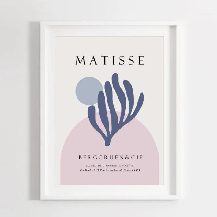 TRANH TREO TƯỜNG NGHỆ THUẬT AESTHETIC MATISSE VINTAGE - 4