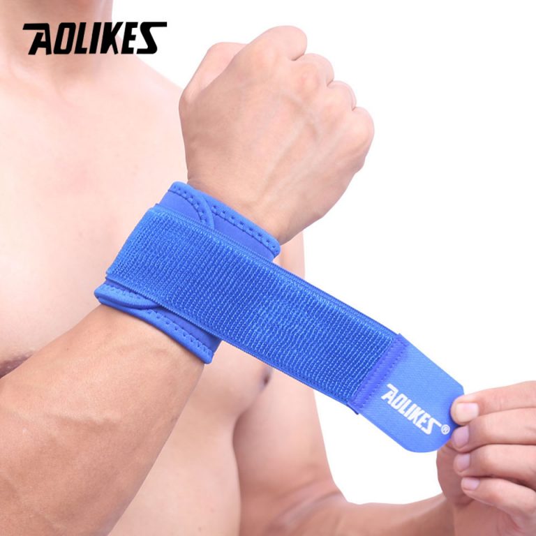 Băng cuốn cổ tay AolikesOLIKES AL7936 trợ lực, hỗ trợ đẩy tạ chuyên nghiệp chuyên gym, chính hãng