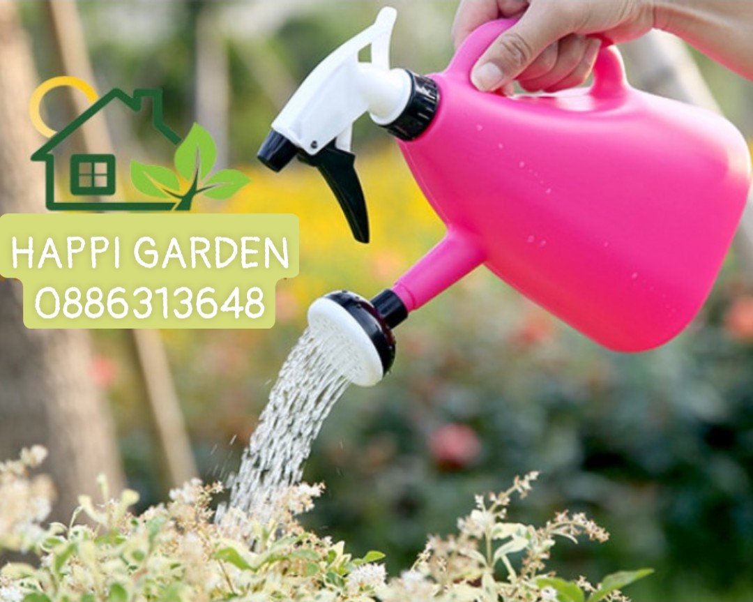 Bình 1 lít phun tưới 2 đầu nhựa PP cao cấp