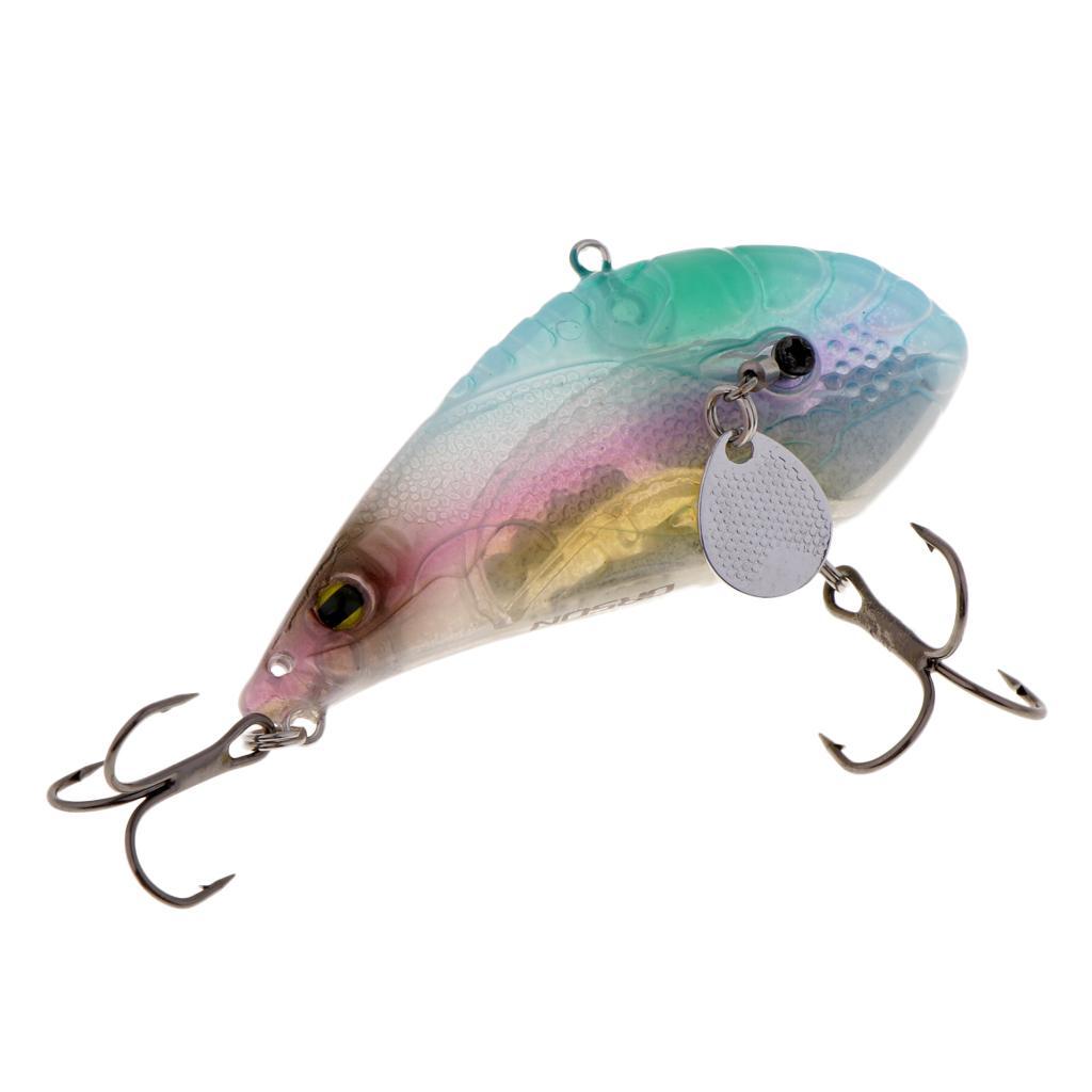 VIB Jigging Hard Artificial Saltwater Fishing Spoon Lure Casting Fishing Bait 7cm