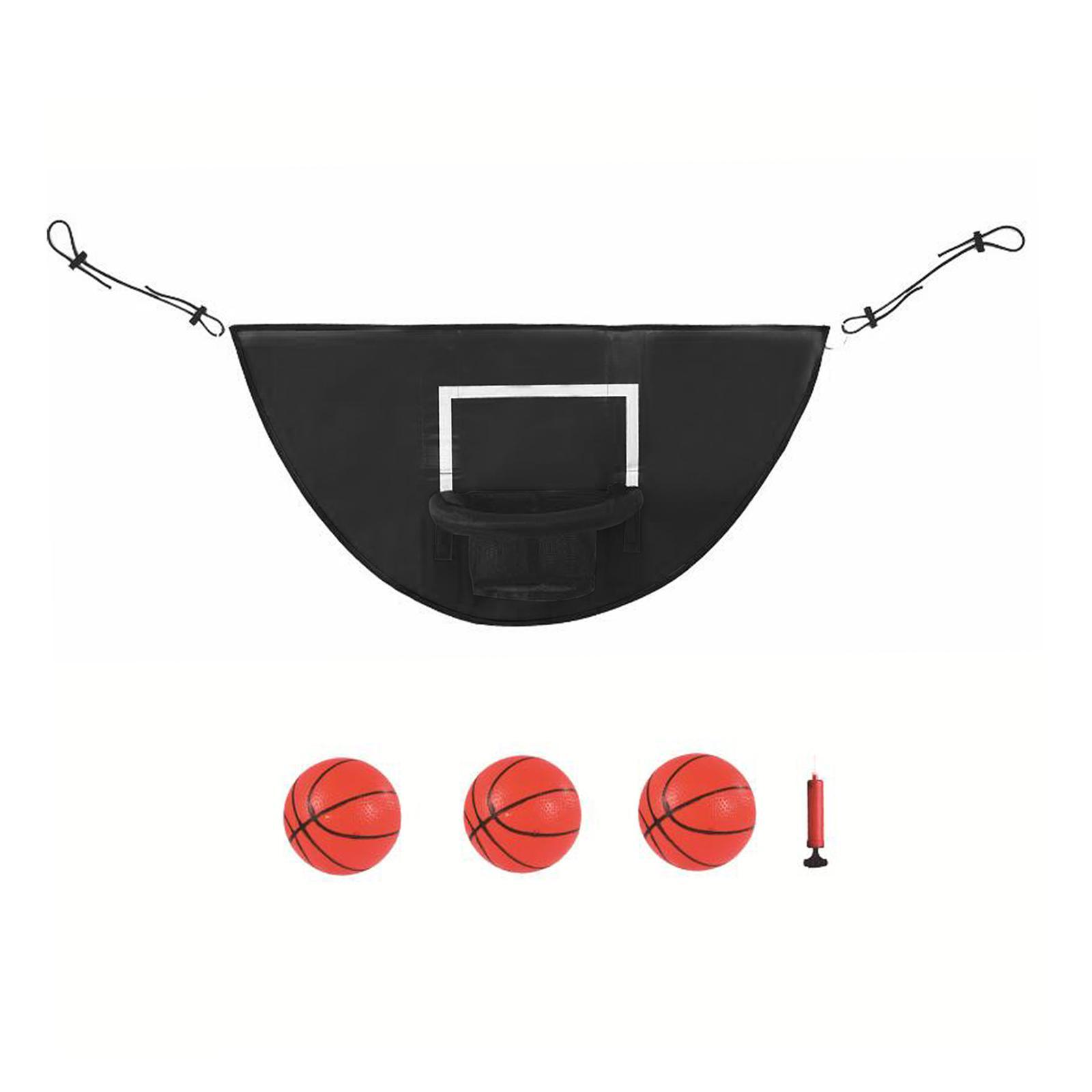 Trampoline Basketball Hoop Sports Toys Easy Install Outdoor Basketball Frame