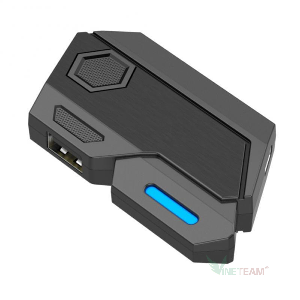 Combo Bộ Chuyển Đổi GMIX SE Bàn Phím K108 Chuột Gaming Chuột Baron VINETTEAM Bluetooth 5.0 Hỗ Trợ Chơi Game Pubg Mobile COD Freefire World of Tank - Hàng Chính Hãng