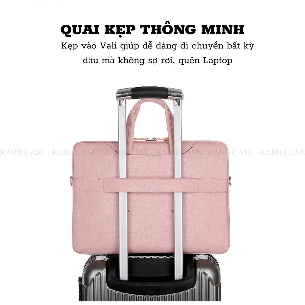 Túi đựng chống sốc dành cho Macbook, Laptop - Cặp đựng cho Macbook chống nước, lót nhung chống sốc nhiều ngăn siêu bền