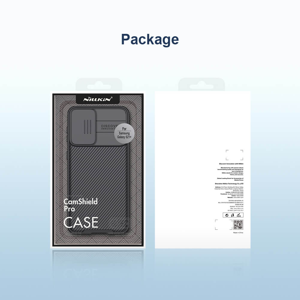 Ốp lưng cho Samsung Galaxy S21 Plus bảo vệ camera chống sốc hiệu Nillkin Camshield chống sốc cực tốt, chất liệu cao cấp, có khung & nắp đậy bảo vệ Camera - hàng chính hãng