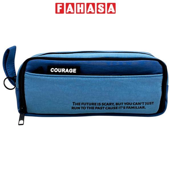 Bóp Viết Vải Courage - Yipin 17951 - Màu Xanh Dương