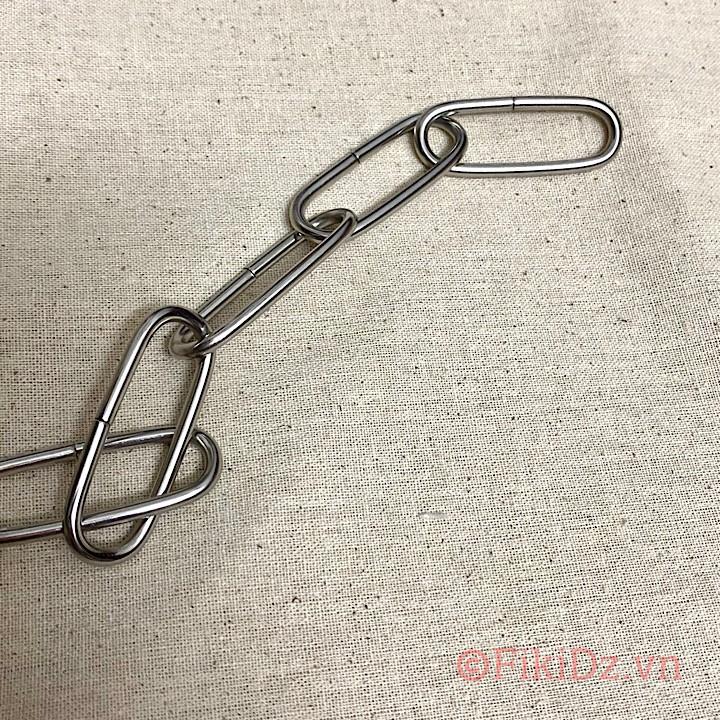 Móc treo quần áo inox tiết kiệm 90% độ dài thanh treo