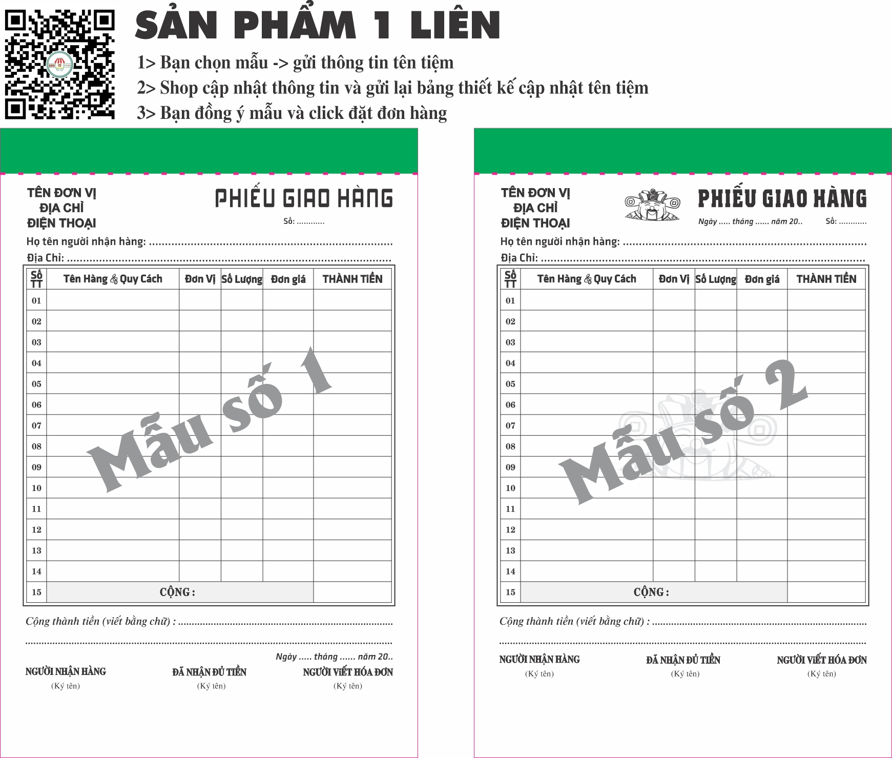 Phiếu giao hàng 1 liên-block 10-chọn mẫu in tên