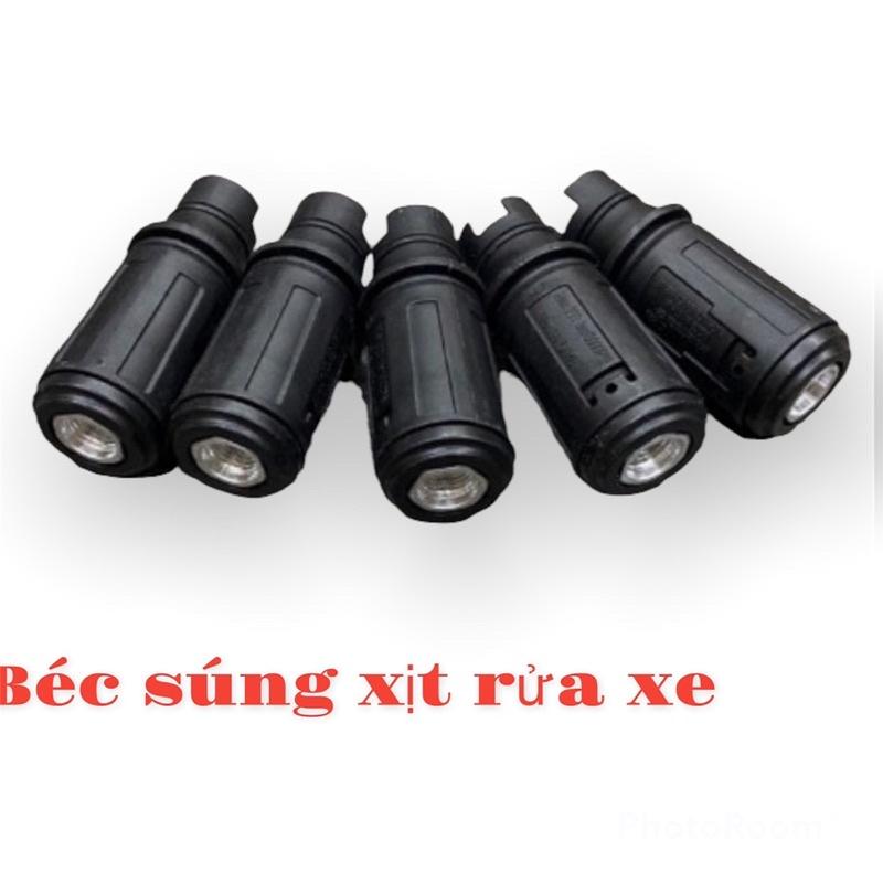 [Freeship]Đầu béc súng xịt rửa xe áp lực cao,lõi kim loại,đầu nối dạng ren,gắn được bình tạo bọt tuyết 0.5L,DAUSUNG