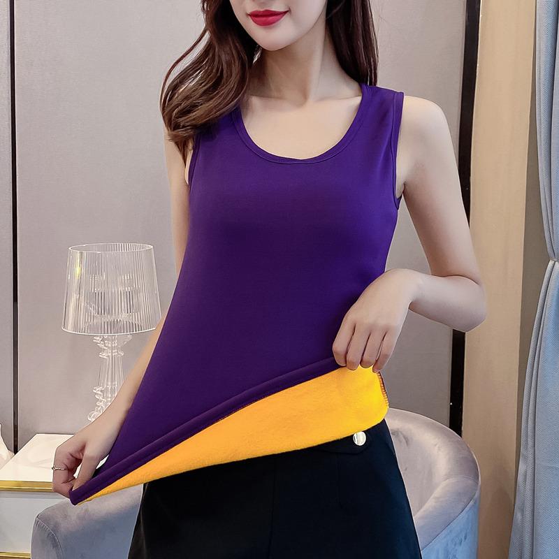 2XL Plus Cashmere Mùa Xuân Nhung Ấm Nhiệt Quần Áo Nữ Mùa Đông Intim Quần Lót Bình Giữ Nhiệt Cao Cấp Áo Ngực Không Nữ - XXXL