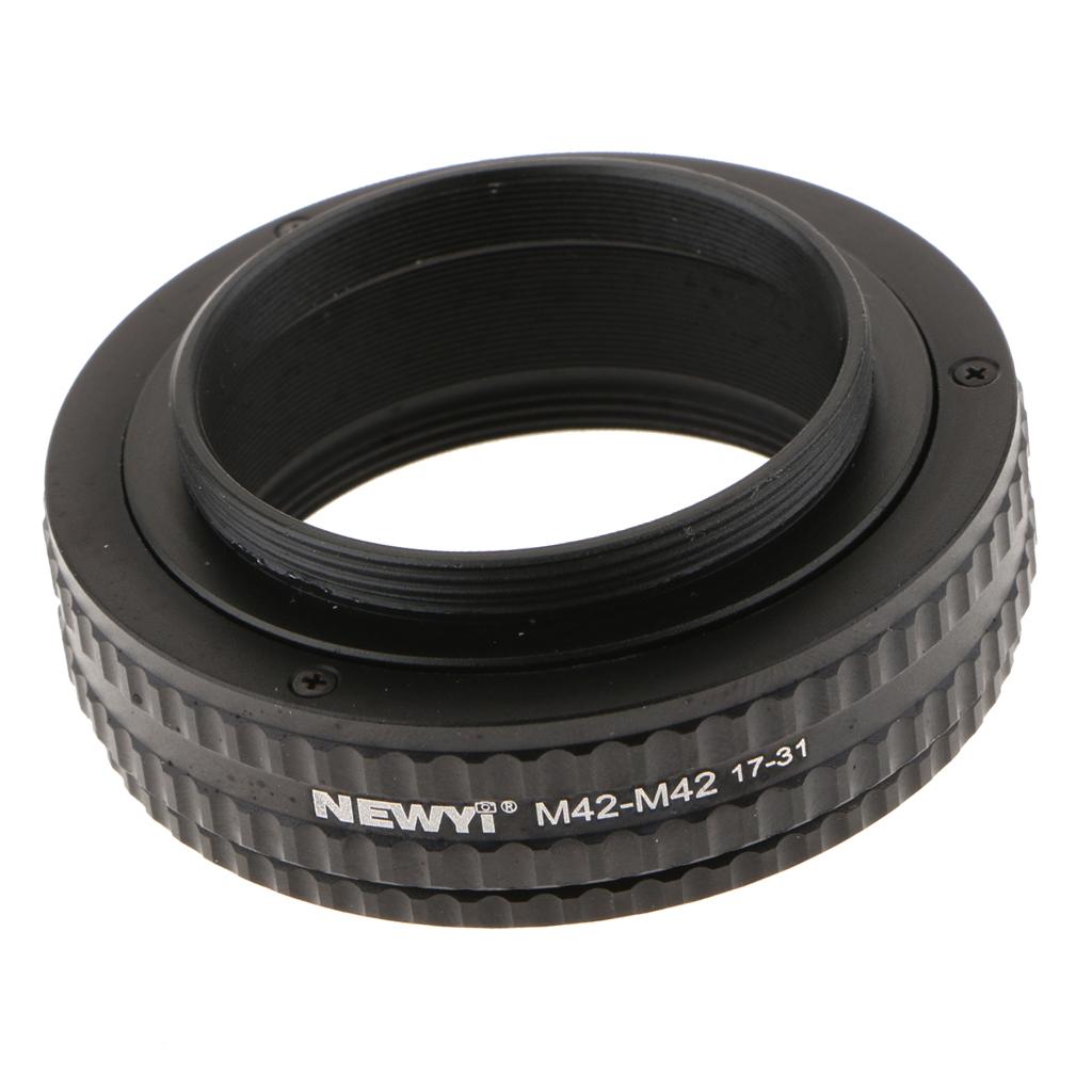 M42 to M42 Mount Adjustable Focusing Helicoid Adapter 17mm 31mm  Tubes